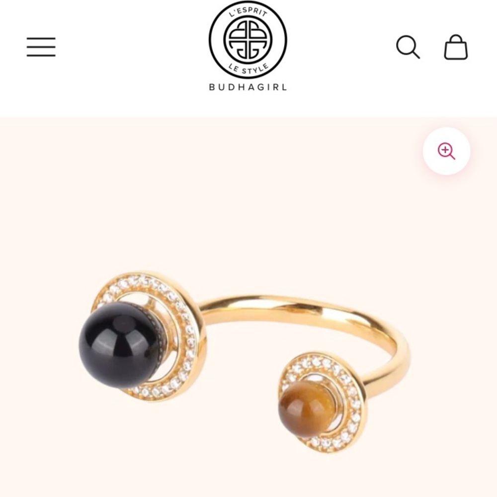 Budhagirl Mini Orbit Ring